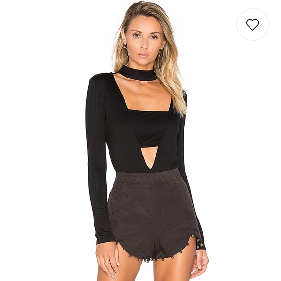 NBD Tops - NBD ANNE BODYSUIT IN BLACK. Size XS